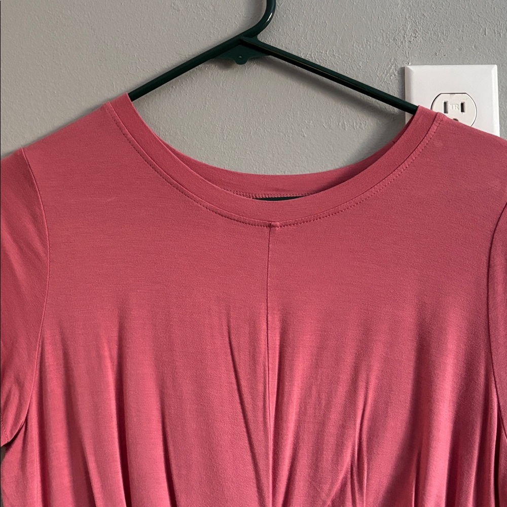 Women's Pink Twist Front Top - Picture 7 of 12